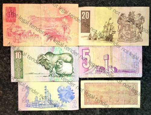 COMPLETE SET OF CL STALS & DECIMALS  R50 TO R2 AA --1990 [R1 T.W DE JONG 1975]1 BID TAKES ALL]
