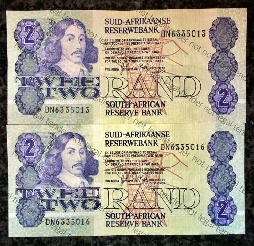 GPC DE KOCK R2 X 2,,,1984,,,,3RD ISSUE AUNC(1 BID TAKES ALL)
