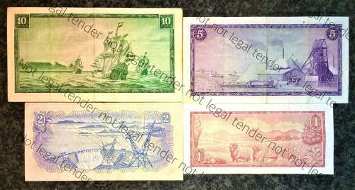 COMPLETE SET OF TW DE JONG & DECIMALS R10 TO R1 ,,, 1967-1975( 1 BID TAKES ALL)