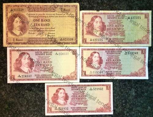 COMPLETE SET OF R1 NOTES ALL GOVERNORS FROM 1962-1975(1 BID TAKES ALL)