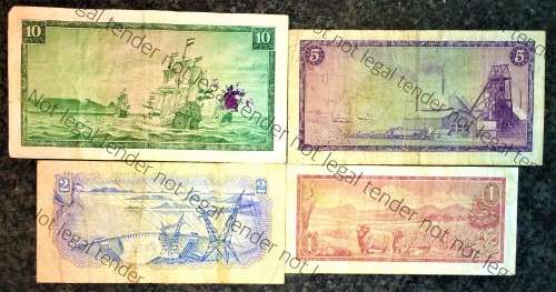 COMPLETE SET OF TW DE JONGH & DECIMALS R10 TO R1 ,,, 1967-1975( 1 BID TAKES ALL)