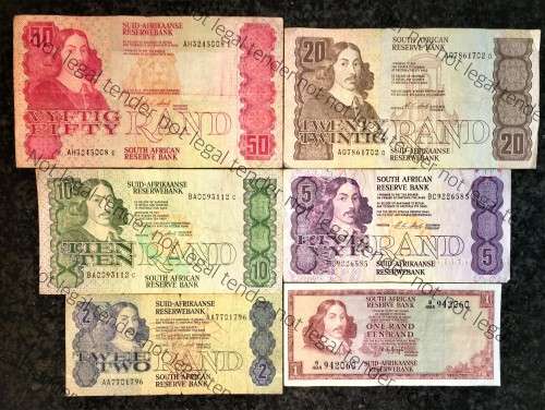 COMPLETE SET OF CL STALS & DECIMALS  R50 TO R2 AA --1990 [R1 T.W DE JONGH 1975]1 BID TAKES ALL]