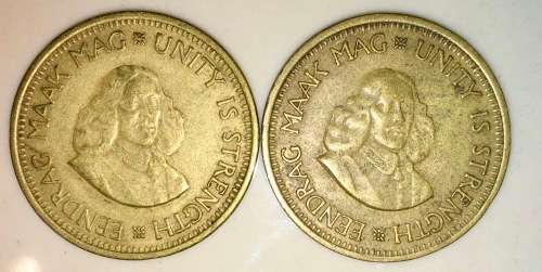 R S A  1/2 CENT 1964(BID PER COIN)
