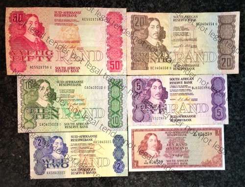 COMPLETE SET OF CL STALS & DECIMALS  R50 TO R2 AA --1990 [R1 T.W DE JONG 1975]1 BID TAKES ALL]
