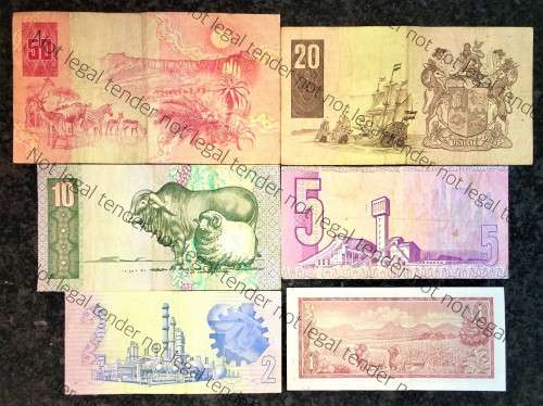 COMPLETE SET OF CL STALS & DECIMALS  R50 TO R2 AA --1990 [R1 T.W DE JONG 1975]1 BID TAKES ALL]