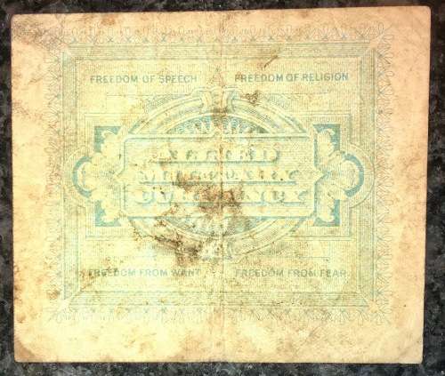 ITALY 10 LIRE 1943 ALLIED MILITARY WW2 ( I BID TAKES ALL)