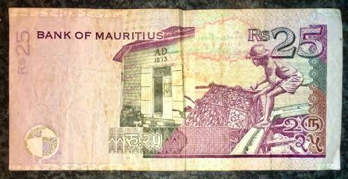 MAURITIUS 25 RUPEES 2003