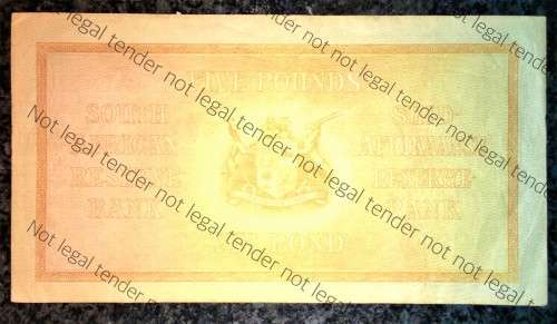 J POSTMUS 5 POUND 1943 APRIL 7TH --B23-- E/A ONLY ISSUE