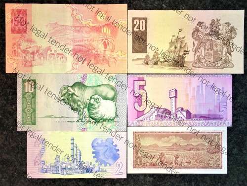 COMPLETE SET OF GPC DE KOCK and DECIMALS HIGH GRADE R50 TO R2(R1 TW DE JONG 1975)1 BID TAKES ALL)