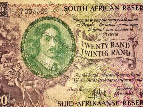 MH DE KOCK VERY LOW NUMBER R20  D1/003322--1961,,, 4TH ISSUE E/A  EF