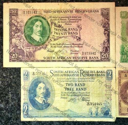 COMPLET SET OF G.RISSIK R20 TO R1 ---1962-- 1ST ISSUE ( 1 BID TAKES ALL)