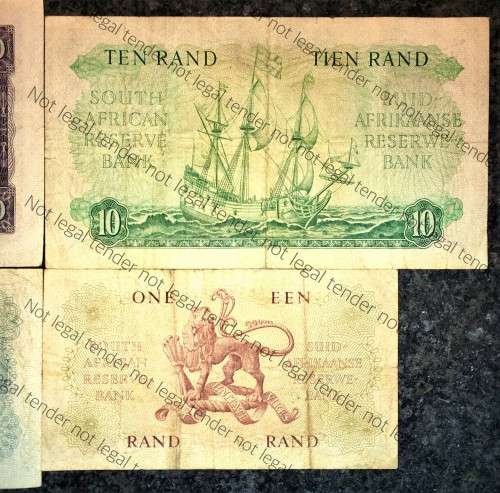 COMPLETE SET OF MH DE KOCK R20, R10, R2, R1- 1961 FOURTH ISSUE (1 BID TAKES ALL)