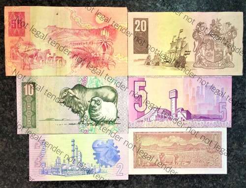 COMPLETE SET OF CL STALS & DECIMALS  R50 TO R2 AA --1990 [R1 T.W DE JONGH 1973]1 BID TAKES ALL]
