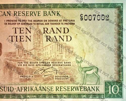 G.RISSIK LOW INETRESTING NUMBER R10 --C9--007-002..,,,1ST ISSUE 1967 (1 BID TAKES ALL)