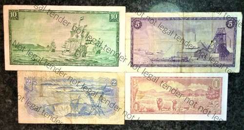 COMPLETE SET OF TW DE JONG & DECIMALS R10 -R1 ,,, 1967-1975( 1 BID TAKES ALL)