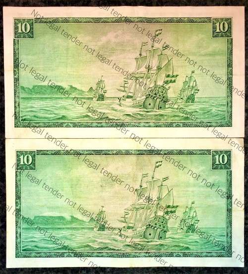 TW DE JONGH R10 X2 C309..,,,3RD ISSUE 1975 - VAN RIEBEECK WTM(1 BID TAKES ALL)