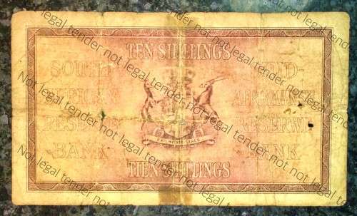 J.POSTMUS 10 SHILLINGS  7TH SEPTEMBER 1940 E45-414.811 E/A