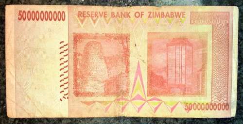 ZIMBABWE 50 BILLION DOLLARS 2008  AA1962591