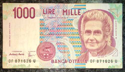 ITALY 1000 LIRE 1990