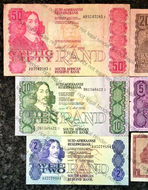 COMPLETE SET OF CL STALS & DECIMALS  R50 TO R2 AA --1990 [R1 T.W DE JONGH 1975]1 BID TAKES ALL]