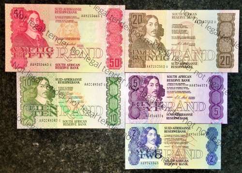 COMPLETE SET OF CL STALS -ALL AA- R50 TO R2 FIRST ISSUE 1990 UNC+ ( 1 BID TAKES ALL)