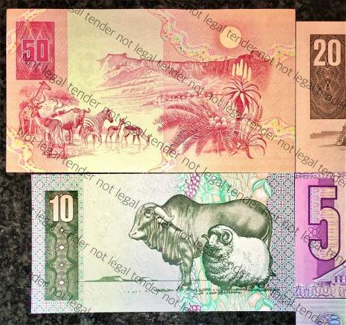 COMPLETE SET OF CL STALS -ALL AA- R50 TO R2 FIRST ISSUE 1990 UNC+ ( 1 BID TAKES ALL)