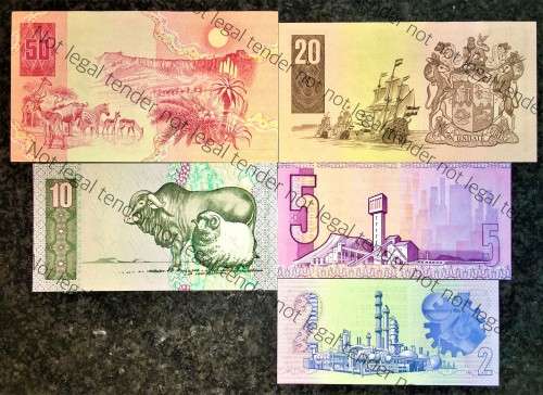 COMPLETE SET OF CL STALS -ALL AA- R50 TO R2 FIRST ISSUE 1990 UNC+ ( 1 BID TAKES ALL)