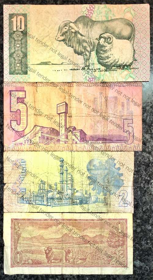 SET OF VARIOUS GOVERNORS & DECIMALS R10 TO R1  ( 1 BID TAKES ALL)