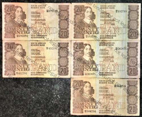 GPC DE KOCK R20,,,3RD ISSUE 1984 (BID PER NOTE)