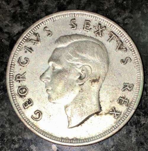 S A UNION SILVER 5 SHILLINGS 1951 SILVER CROWN