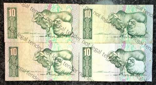 GPC DE KOCK R10 --1980s--(BID PER NOTE) 4 AVAILABLE