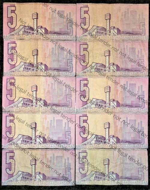 GPC DE KOCK R5 ---1980s--(BID PER NOTE)10 AVAILABLE