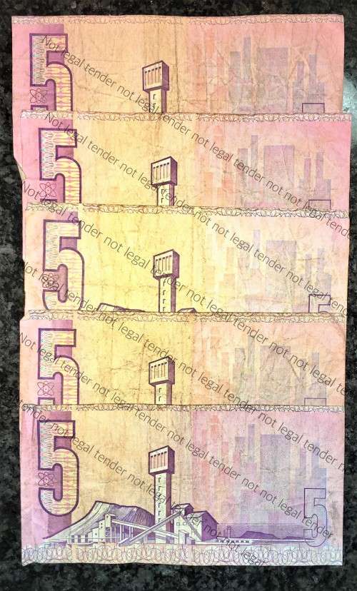 GPC DE KOCK R5 --1980s--(BID PER NOTE) 5 AVAILABLE