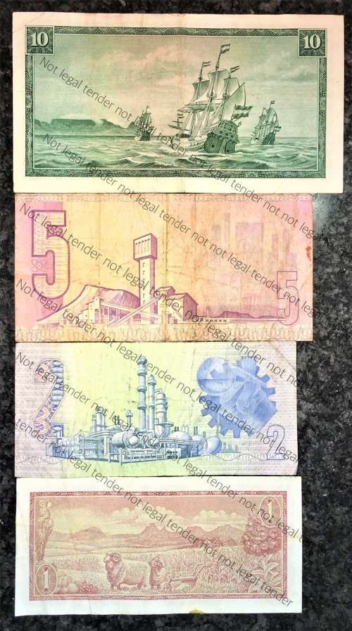 SET OF VARIOUS GOVERNORS & DECIMALS R10 TO R1  ( 1 BID TAKES ALL)