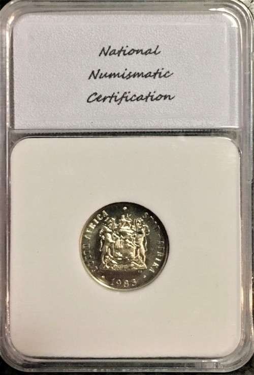 R S A - PROOF DCAM  10 CENT 1983 GRADED PR-70 PEFECT GRADE NNC