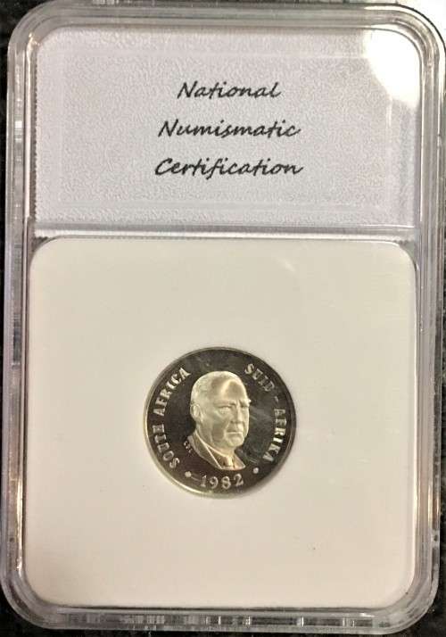 R S A - PROOF DCAM  10 CENT 1982 GRADED PR-70 PEFECT GRADE NNC