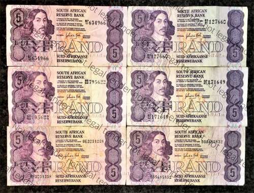 GPC DE KOCK  R5 --1980s-- ( 1 BID TAKES ALL) 6 AVAILABLE