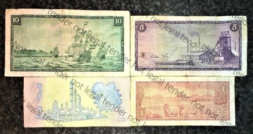 COMPLETE SET OF TW DE JONGH  R10 TO R1  ,,, 1967-1975( 1 BID TAKES ALL)