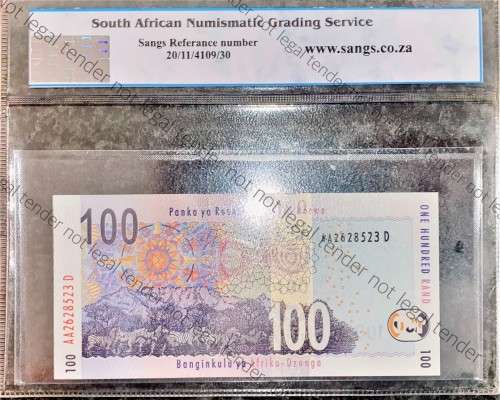GILL MARCUS R100 AA - GRADED GEM UNC 65 BUFFALO WTM 1ST ISSUE 2009 SANGS
