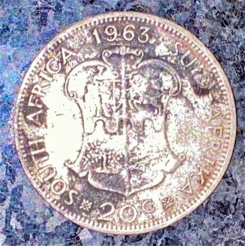 R S A SILVER 20 CENT 1963