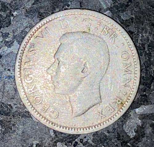 GREAT BRITAIN SILVER 6D SIXPENCE 1946