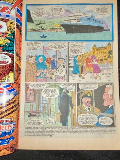 SUPERMAN MAN OF STEEL -  NO 3 !!! -  1991 (DC)GOOD CONDITION