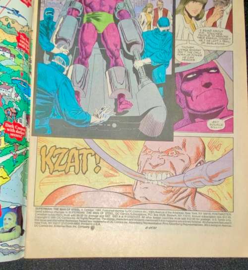 SUPERMAN MAN OF STEEL -  NO 4 !!! -  1991 (DC)GOOD CONDITION