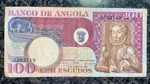 ANGOLA 100 ESCUDOS 1973