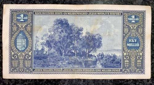 HUNGARY/ BUDAPEST 1 MILLION PENGO  1945