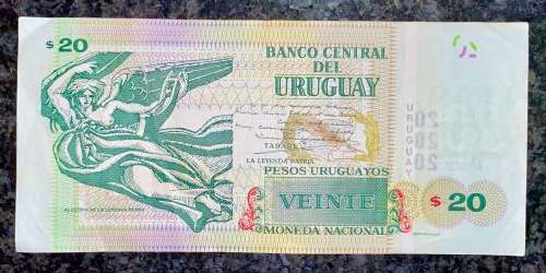URUGUAY $20 PESOS 2015