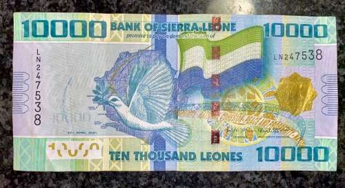 SIERRA LEONE 10,000 LEONES 2021