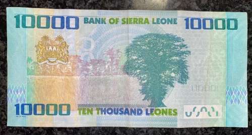 SIERRA LEONE 10,000 LEONES 2021