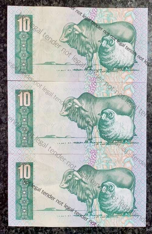 GPC DE KOCK R10 IN SEQUENCE C55/681834-833 & 831 AUNC 2ND ISSUE 1982(1 BID TAKES ALL)