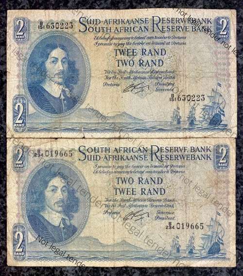 G RISSIK R2 E/A & A/E 1 ST ISSUE -1962- B151 & B234 (1 BID TAKES ALL)